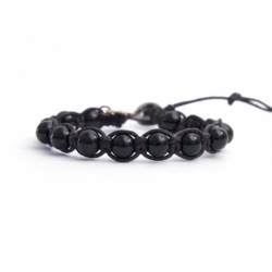 Black Onyx Tibetan Bracelet For Man