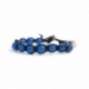 Blue Magnesite Tibetan Bracelet For Man