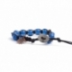 Bracciale tibetano uomo onice blu