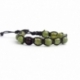 Bracciale tibetano uomo avventurina verde chiaro