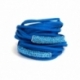 Bracciale donna alcantara blu