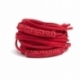 Red Alcantara Wrap Bracelet For Woman With Strass
